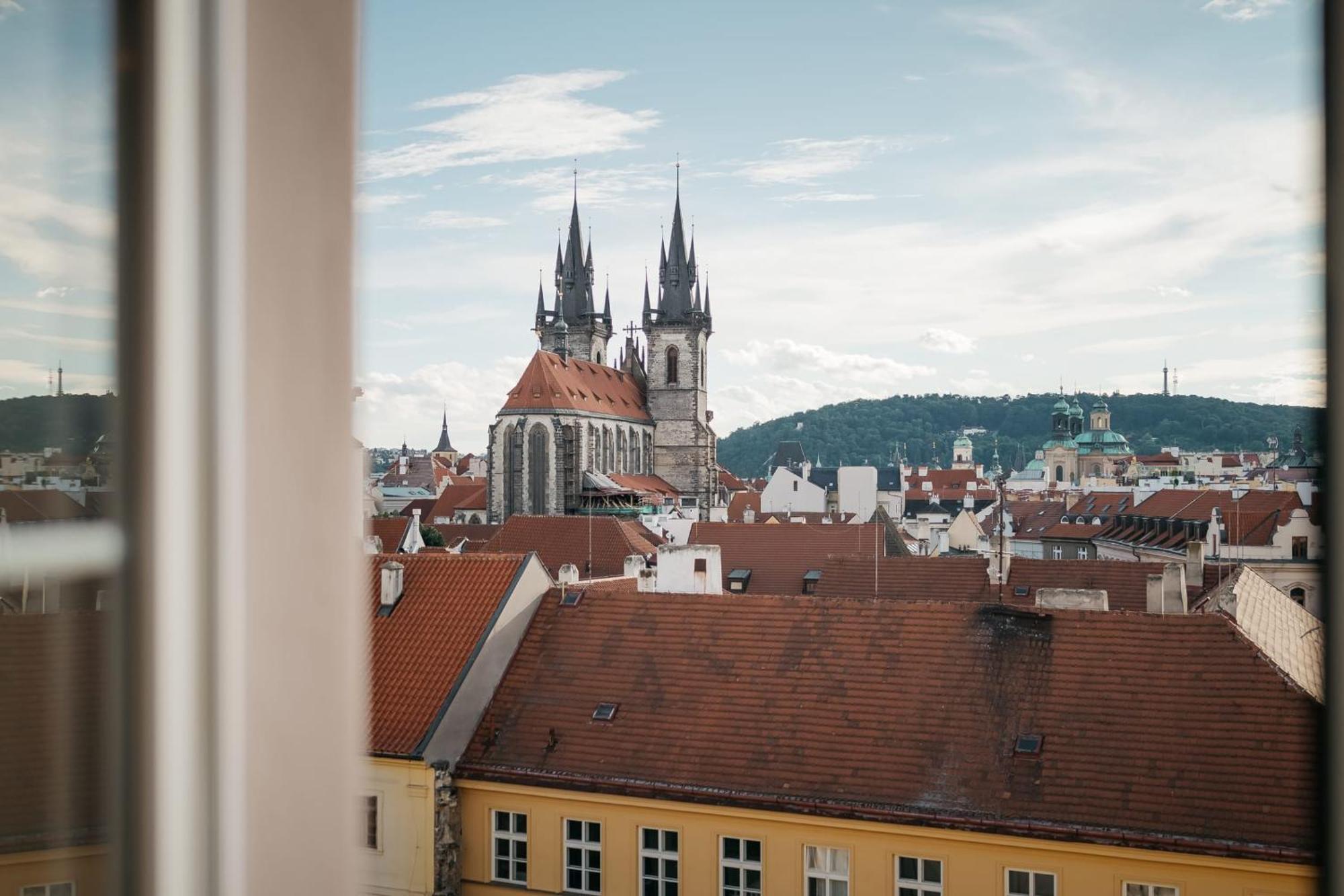 Dot 3 Bdr Apartment With Tyn Cathedral View & Ac Praga Exterior foto